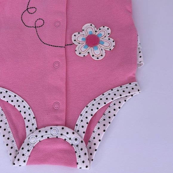 First Impression Pink Onesie Size: 3-6 Months - Picture 4 of 6
